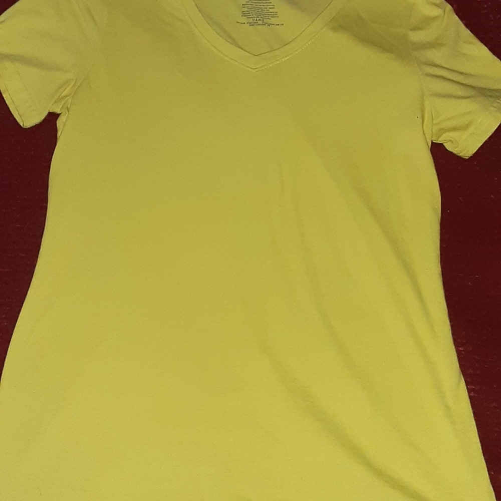Time and Tru Yellow and Blue V-line